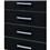Cômoda Palmeira Bálaca Amêndoa/Preto - 70400124