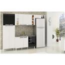 Compacta Ratan Palmeira 3 pçs - Branco/Preto