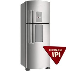 Refrigerador Brastemp Frost Free Duplex Ative! BRK50NR c/ Home Bar e Controle Eletrônico - 429L - Inox