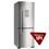 Refrigerador Brastemp Frost Free Duplex Ative! Inverse BRE50NR c/ Freezer Invertido e Controle Eletrônico - 422L - Inox