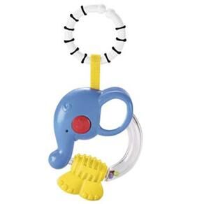 Mordedor Fisher-Price Mordedores Musicais Elefantinho G6674/G6676