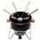 Jogo p/ Fondue Bon Gourmet c/ 10 Peças e 16 cm de Diâmetro - Preto