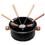 Jogo p/ Fondue Bon Gourmet c/ 10 Peças e 16 cm de Diâmetro - Preto