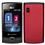 Celular Desbloqueado LG P525 Preto/Vermelho Dual Chip, Câmera 2MP, Touchscreen, Bluetooth, Wi-Fi, Rádio FM, MP3 e Fone de Ouvido