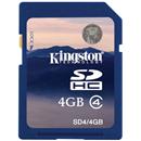 Cartão de Memória SD Kingston  SD4 4GB Azul - C...