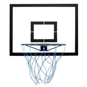 Tabela de Basquete Klopf com Aro de Ferro e Rede - Branco/Preto
