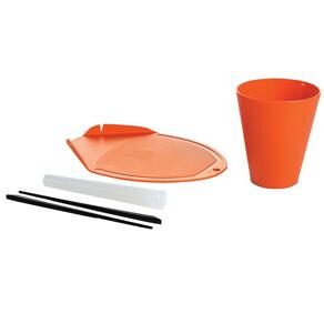 Conjunto p/ Caipirinha OU KT 4001 Laranja c/ 5 Peças
