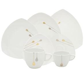Aparelho de Jantar, Chá e Café Oxford Drizz XM427552 - 42 Peças