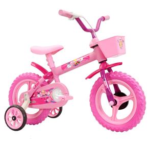 Bicicleta Aro 12 Track & Bikes Arco Íris - Rosa