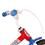 Bicicleta Aro 12 Track & Bikes Kit Kat Azul e Vermelha c/ Rodinhas