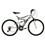 Bicicleta Aro 26 Track & Bikes Boxxer 21V com Dupla Suspensão e 21 Marchas - Grafite