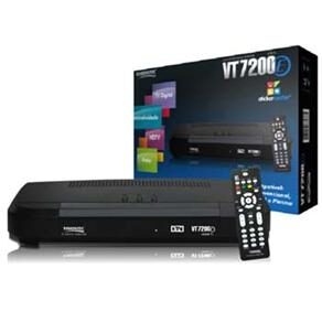 Conversor Digital Interativo Visiontec VT7200E c/ Wi-Fi, StickerCenter, Ginga, Interface Ethernet, Cabo HDMI, Entrada USB e Saída A/V