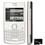 Celular Desbloqueado Vivo Nokia X2-01 Branco/Prata QWERTY, Câmera, MP3, Rádio FM, Bluetooth, Fone de Ouvido e Cartão 2GB
