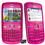 Celular Desbloqueado Claro Nokia C3 Rosa com Câmera 2MP, QWERTY, Wi-Fi, MP3, FM, Bluetooth, Fone de Ouvido e Cartão 2GB
