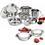 Conjunto de Panelas c/ 7 Peças + 3 Bowls Richwell