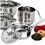 Conjunto de Panelas c/ 7 Peças + 3 Bowls Richwell