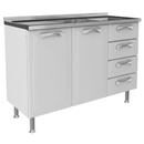 Gabinete Itatiaia Premium Branco c/ 2 Portas, 4...