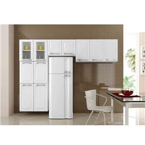Cozinha Compacta Itatiaia Criativa com 3 Peças - Branco