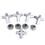 Conectores p/ Gazebo Tipo Orfeu Guepardo BG0500 - Branco