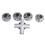 Conectores p/ Gazebo Tipo Orfeu Guepardo BG0500 - Branco