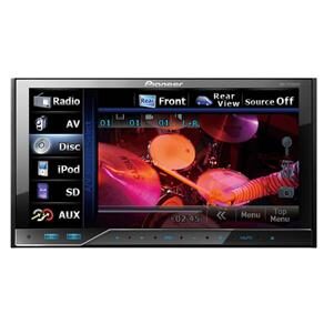 DVD Automotivo Pioneer AVH-P4280DVD c/ Tela 7", Entrada Auxiliar, USB, Slot p/ Cartão e Interface c/ iPod e iPhone