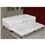 Cama Box Solteiro Paropas 16330 Ortopédico com Cama Auxiliar 40x88x188cm - Branca
