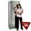 Refrigerador Bosch Frost Free Duplex Glass Editon KDN50X - Espelhado