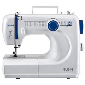 Máquina de Costura Elgin Portátil JX 4000 Genius Branca