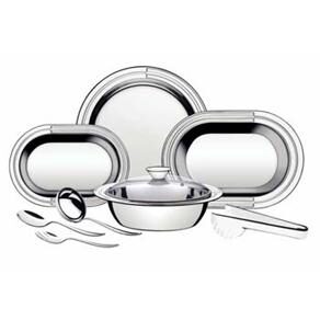 Conjunto de Baixelas Tramontina Ciclo Convida Inox - 8 Peças