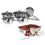 Conjunto de Panelas Richwell c/ Tampa de Vidro e Saída de Vapor - 5 Peças + Conjunto p/ Lasanha Euro Home IN0341 c/ 3 Peças