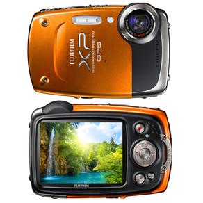 Câmera Digital Fujifilm XP30 Laranja c/ 14MP, LCD 2.7", Zoom Óptico 5x, Vídeo HD (720p), Detector de Faces, À prova de água, queda, frio e poeira