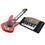 Guitarra e Teclado Homeplay Musical 2 em 1 6455 - Preto/Vermelho