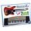 Guitarra e Teclado Homeplay Musical 2 em 1 6455 - Preto/Vermelho
