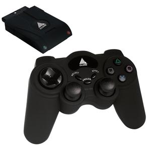 Controle s/ Fio Clone 16008 c/ 12 Botões e Sistema de Vibração p/ PS2