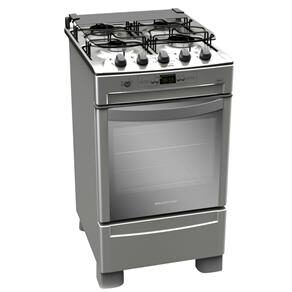 Fogão Brastemp 4 Bocas Ative! Timer BF750BR - Inox