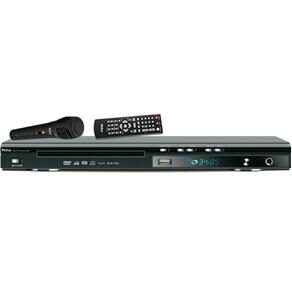 DVD Player Karaokê Philco PH190 c/ Cabo HDMI, Ripping, Entrada USB e 1 Microfone