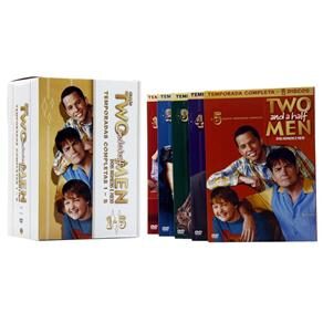 DVD - Box Coleção: Two and a Half Men - Dois Homens e Meio - 1ª a 5ª Temporadas Completas - 19 Discos 