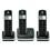 Telefone s/ Fio Digital Motorola FOX1000S Preto DECT 6.0 c/ Identificador de Chamadas + 2 Ramais