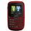 Celular Desbloqueado Alcatel OT255 Vermelho c/ Rádio FM, Viva Voz,  QWERTY, Dual Chip e Fone de Ouvido