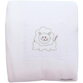 Trocador de Bolsa Tribeca c/ Animais Bordados - Verde/Branco