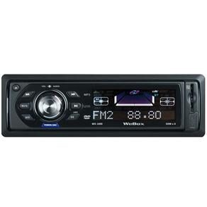 MP3 Automotivo WeBox WX-1000 c/ Leitor de DVD, Entrada Auxiliar, USB e Slot p/ Cartão