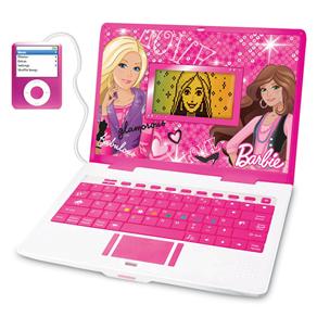 Laptop Oregon Barbie B-Music ON68 c/ 80 Atividades - Rosa