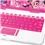 Laptop Oregon Barbie B-Music ON68 c/ 80 Atividades - Rosa