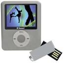 MP5 Player X-Sound Movie Cam 2.4 388 4GB Prata ...