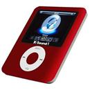MP5 Player X-Sound Movie Cam 2.4 390 4GB Vermel...