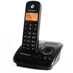 Telefone s/ Fio Motorola DECT FOX1500SE c/ Id. Chamadas, Viva-voz e Secretária Eletrônica