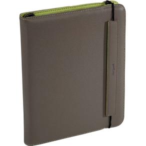 Capa de Couro p/ iPad Targus Truss - Bege/Verde