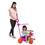 Triciclo Bandeirante Motoban Gatinha Passeio 891 - Rosa/Laranja