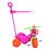 Triciclo Bandeirante Motoban Gatinha Passeio 891 - Rosa/Laranja