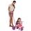 Triciclo Bandeirante Mototico Barbie Passeio 2026 - Rosa